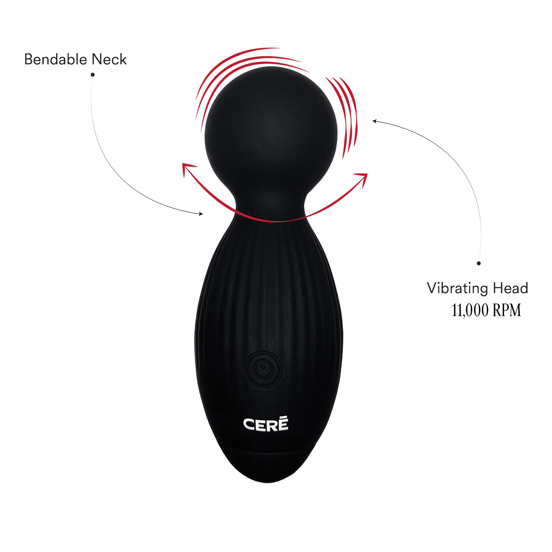 Cer Wand | Physician-Designed Medical-Grade Silicone Vibrator  CER